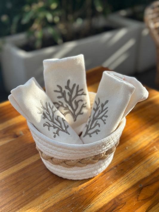 Serviette de réception