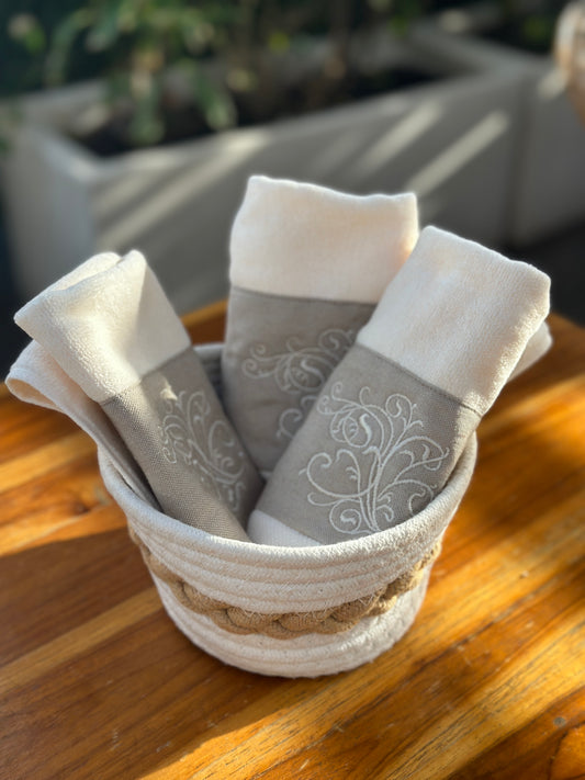 Serviette de réception