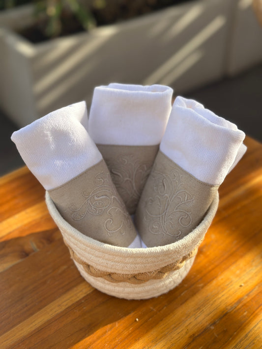 Serviette de réception